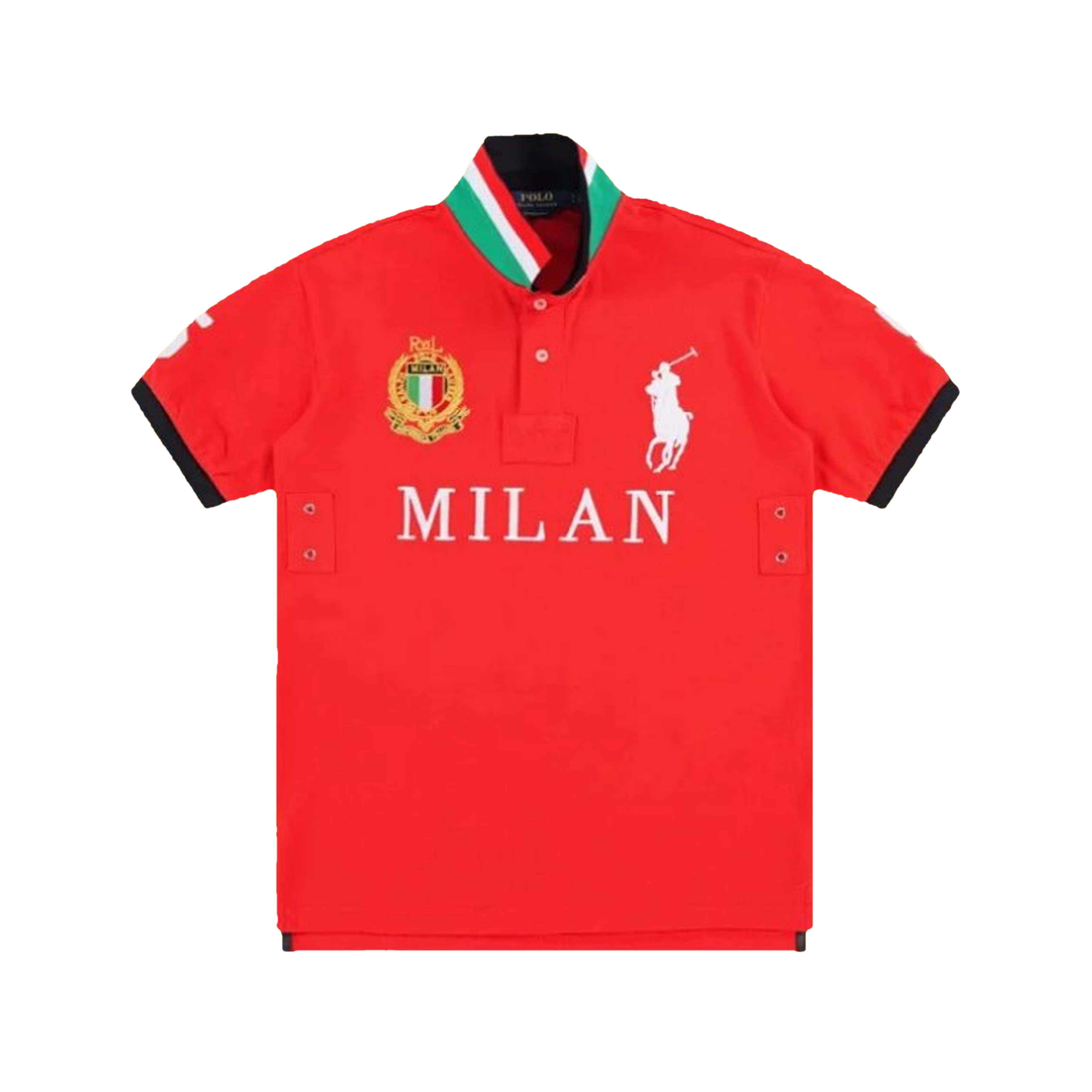 Polo Ralph Lauren Custom Fit Big Pony City Polo Milan Red